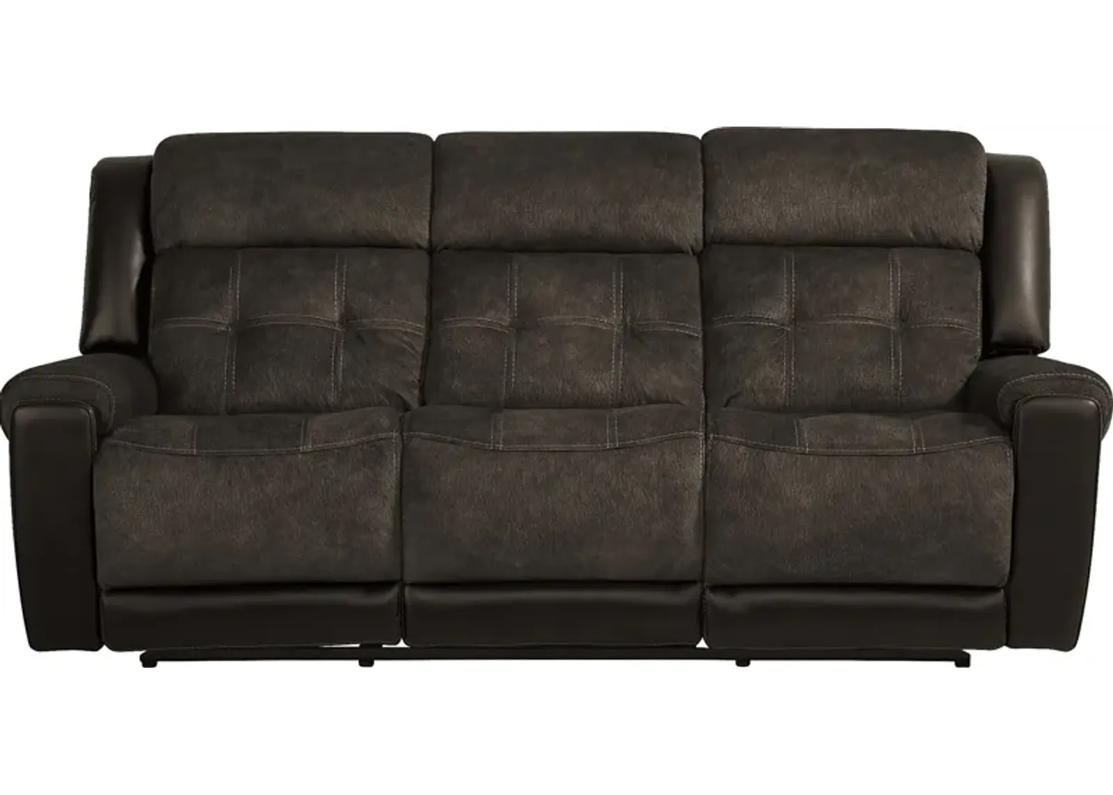 Capwood Brown Dual Power Reclining Sofa