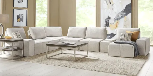 Laney Beige 7 Pc Sectional