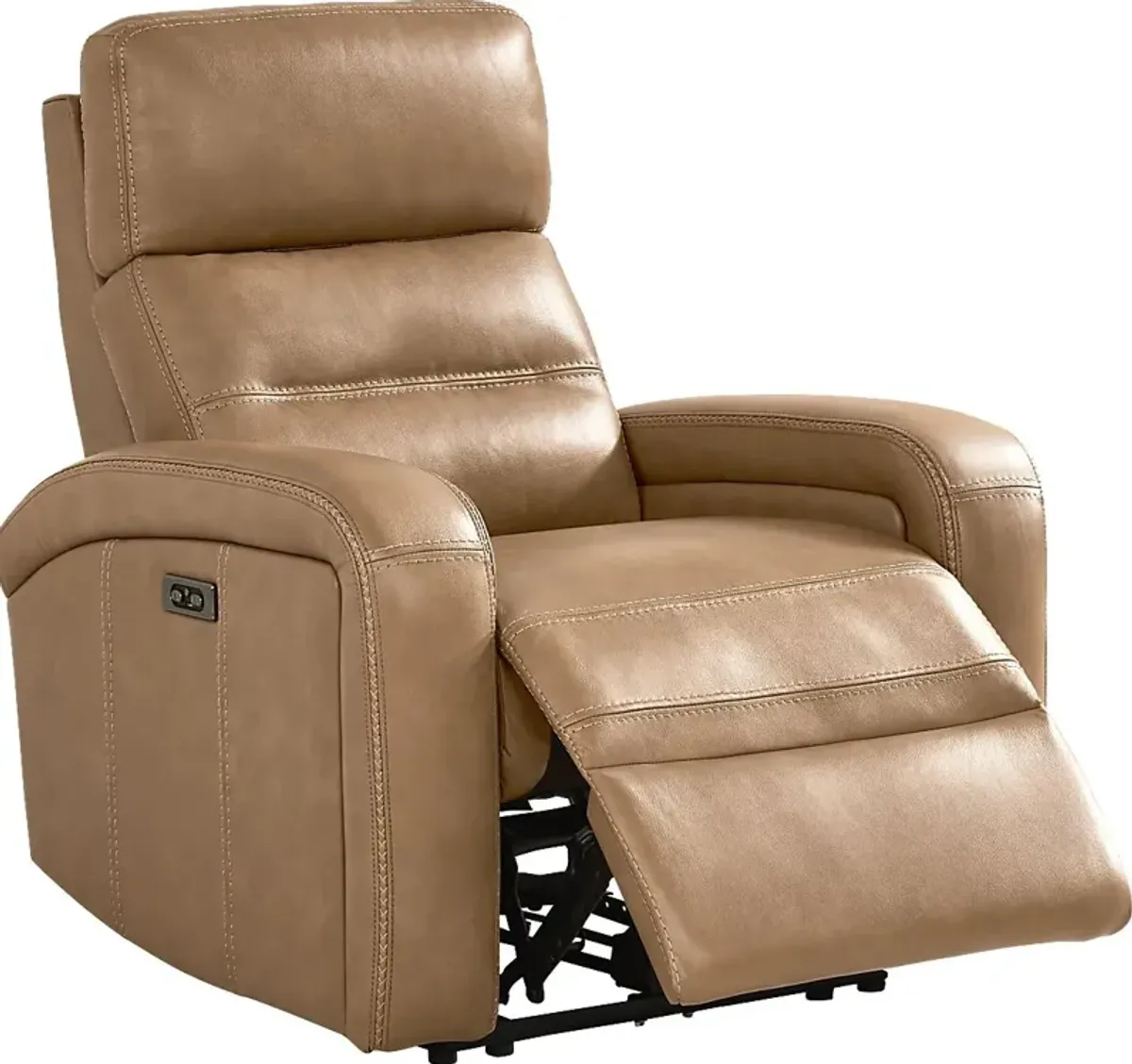 Sierra Madre Saddle Leather 6 Pc Living Room with Reclining Sofa