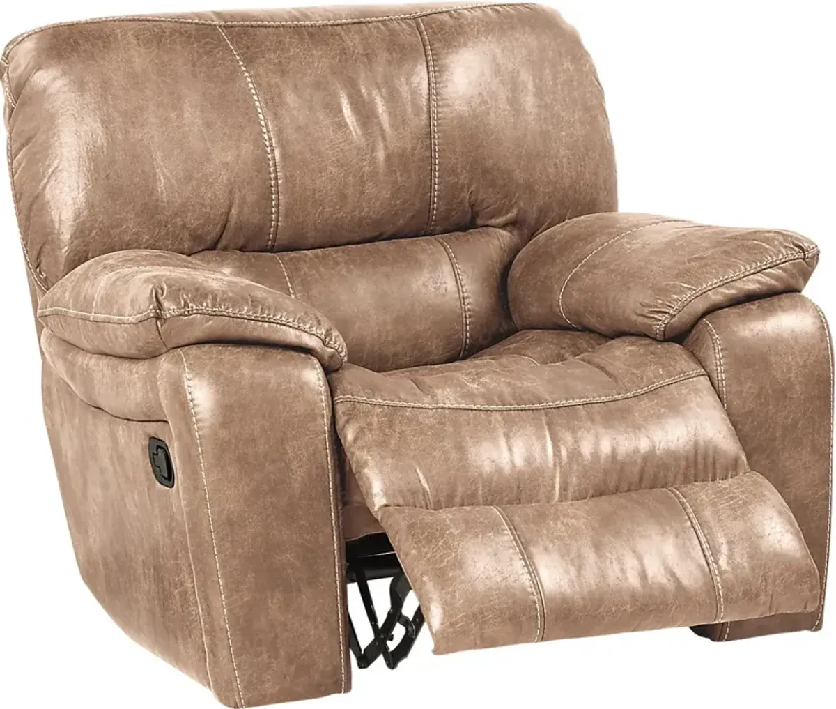 Alpen Ridge Tan 8 Pc Living Room with Reclining Sofa