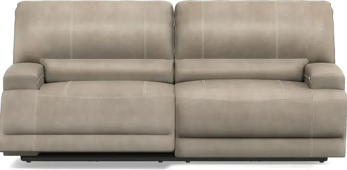 Warrendale Beige Power Reclining Sofa