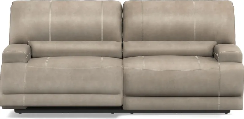 Warrendale Beige Power Reclining Sofa