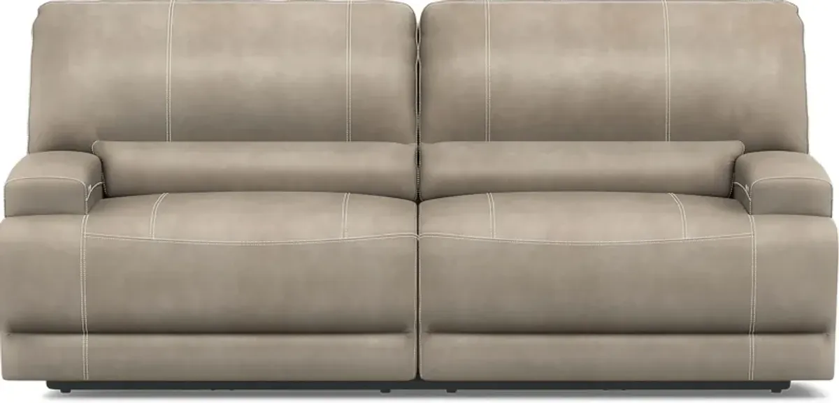 Warrendale Beige Power Reclining Sofa