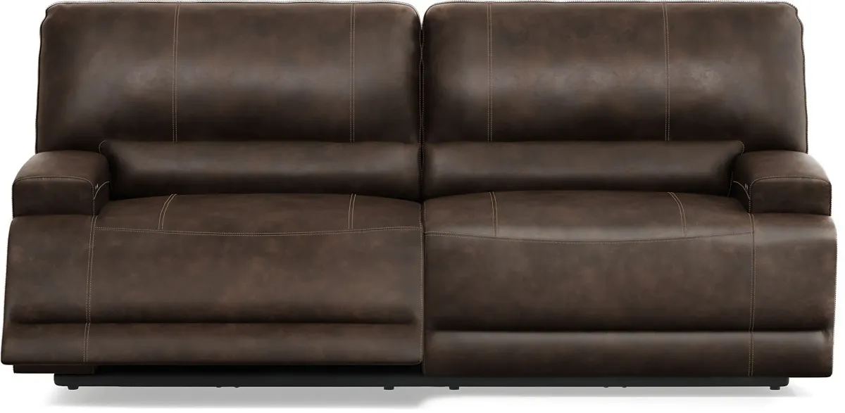 Warrendale Chocolate Power Reclining Sofa