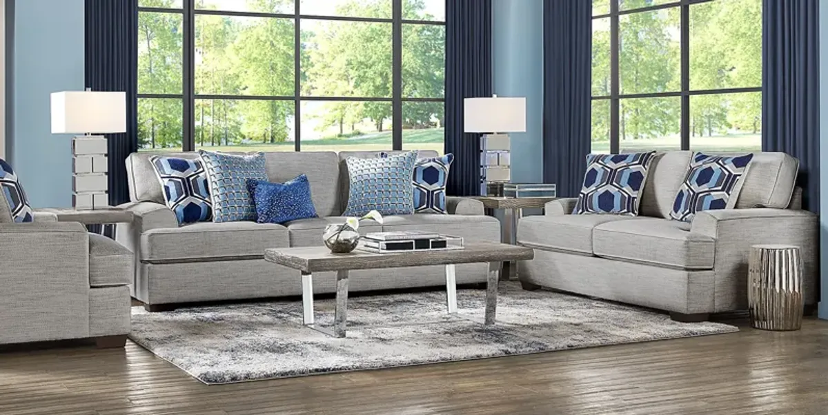 Hutchinson Gray 3 Pc Living Room