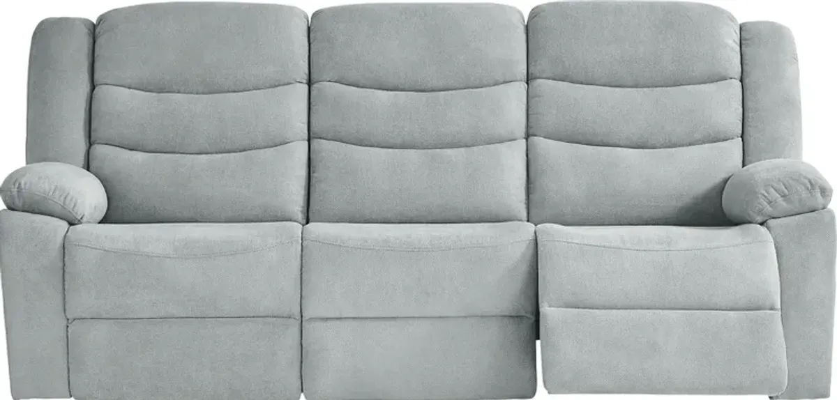 Swansea Mint 7 Pc Living Room with Reclining Sofa