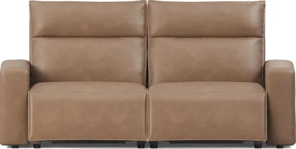 ModularTwo Saddle 2 Pc Dual Power Reclining Loveseat