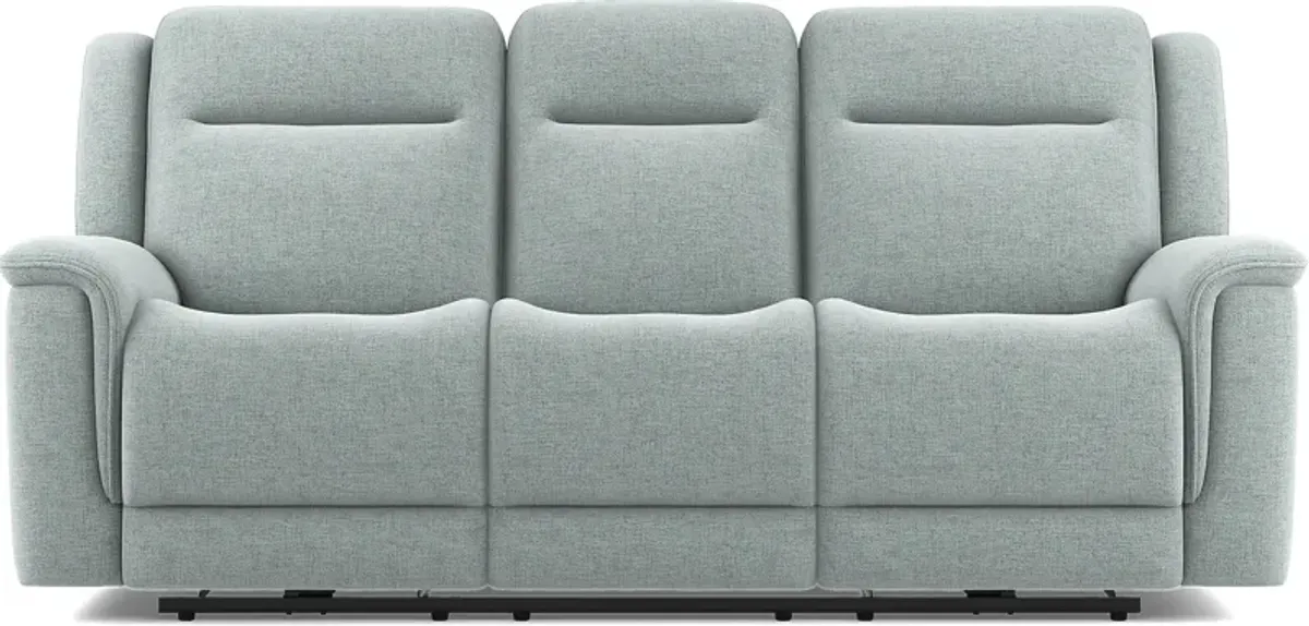 Meadow Park Seafoam Reclining Sofa
