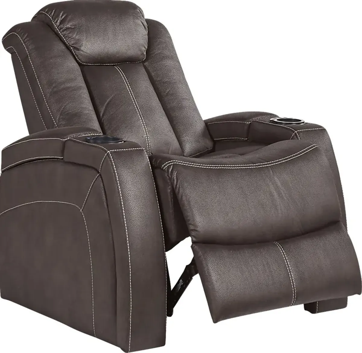 Crestline Brown 8 Pc Dual Power Reclining Living Room