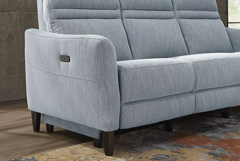 Corby Lane Ocean 5 Pc Living Room with Dual Power Reclining Sofa