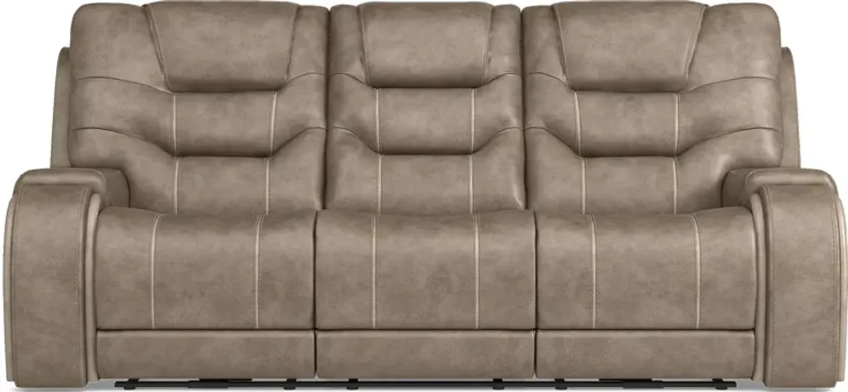 Laredo Springs Gray Reclining Sofa