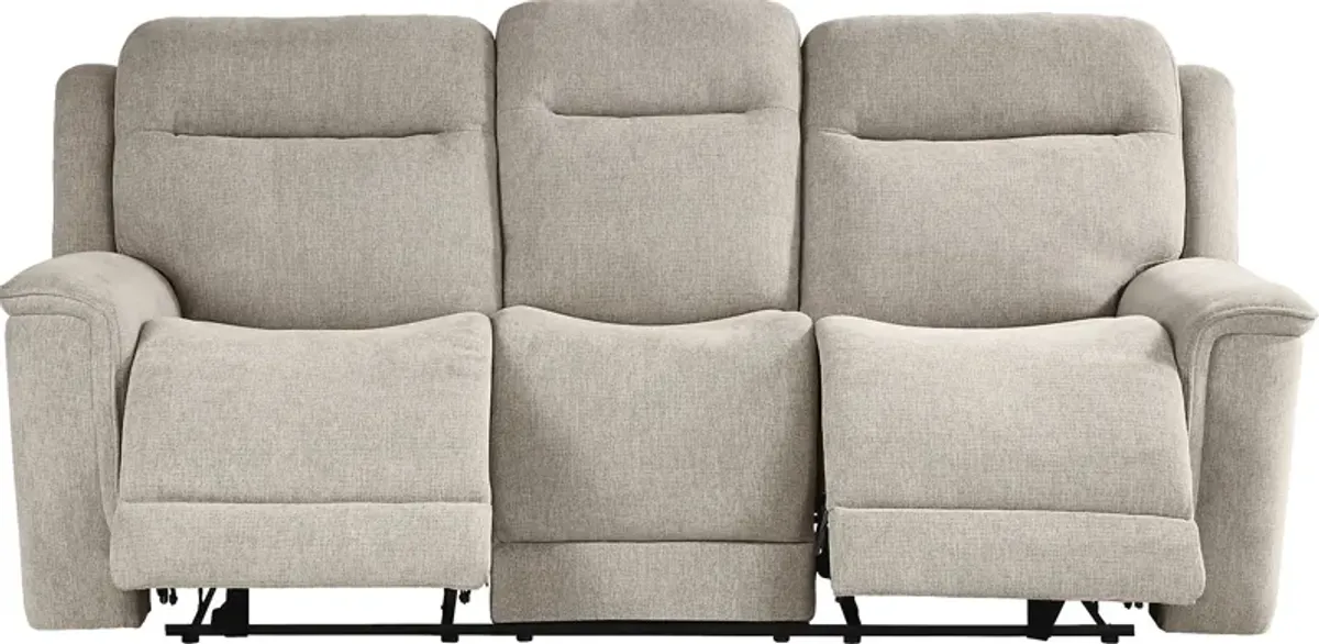 Kamden Place Cement Reclining Sofa