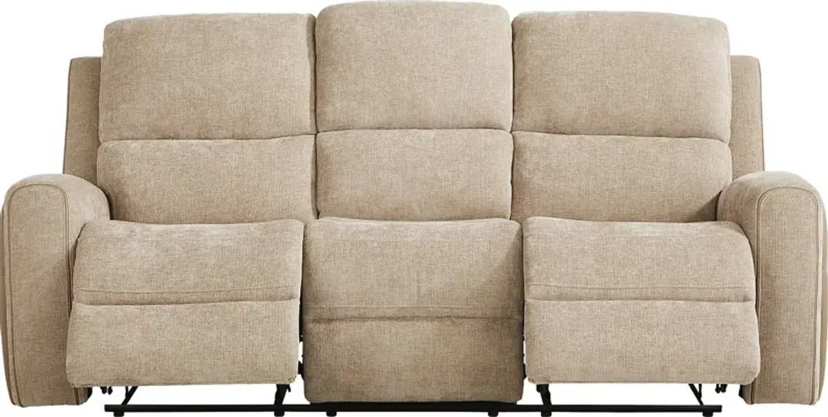 Harrison Beige Reclining Sofa