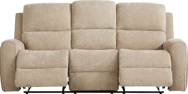 Harrison Beige Reclining Sofa