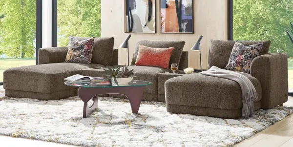 Mink 5 Pc ModularFour with Media Consoles