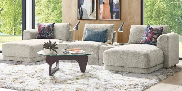 Ash 5 Pc ModularFour with Media Consoles