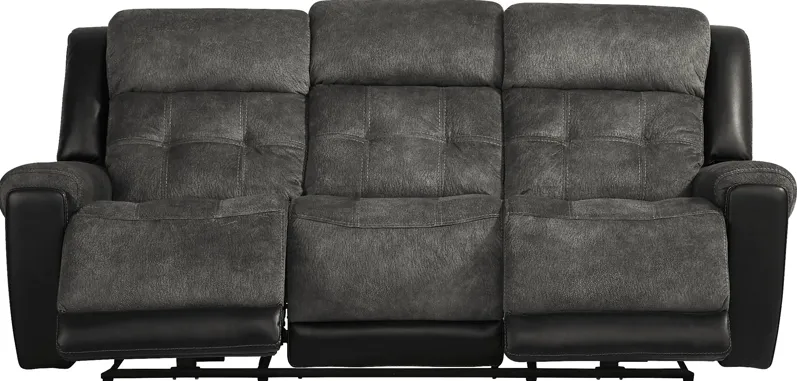 Capwood Gray Reclining Sofa
