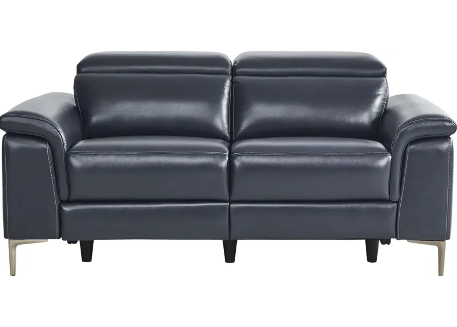 Weatherford Park Blue Dual Power Reclining Loveseat