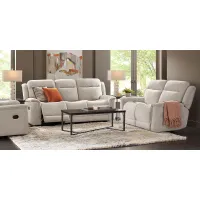 Kamden Place Cement 7 Pc Living Room with Reclining Sofa