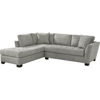 Calvin Heights Smoke Textured 2 Pc Sectional