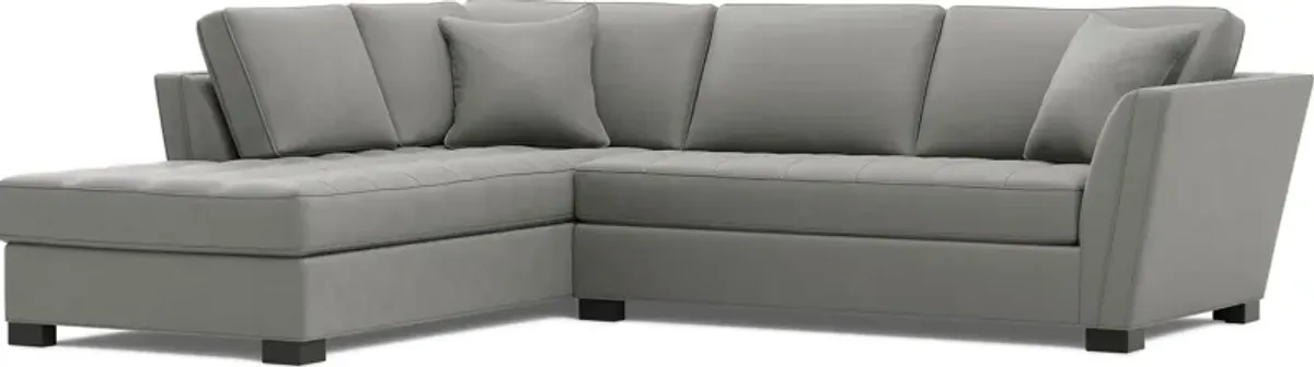 Calvin Heights Steel Microfiber 2 Pc Sectional