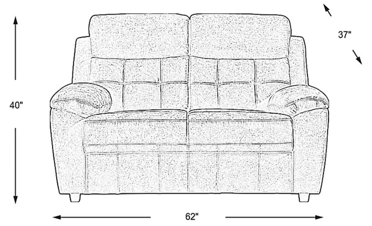 Hanton Heights Slate Loveseat