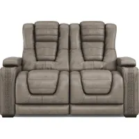 Chief Taupe Loveseat