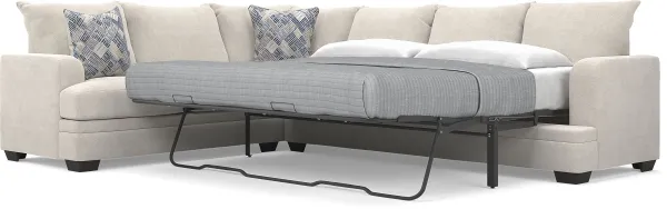 Copley Court Parchment 2 Pc Sleeper Sectional