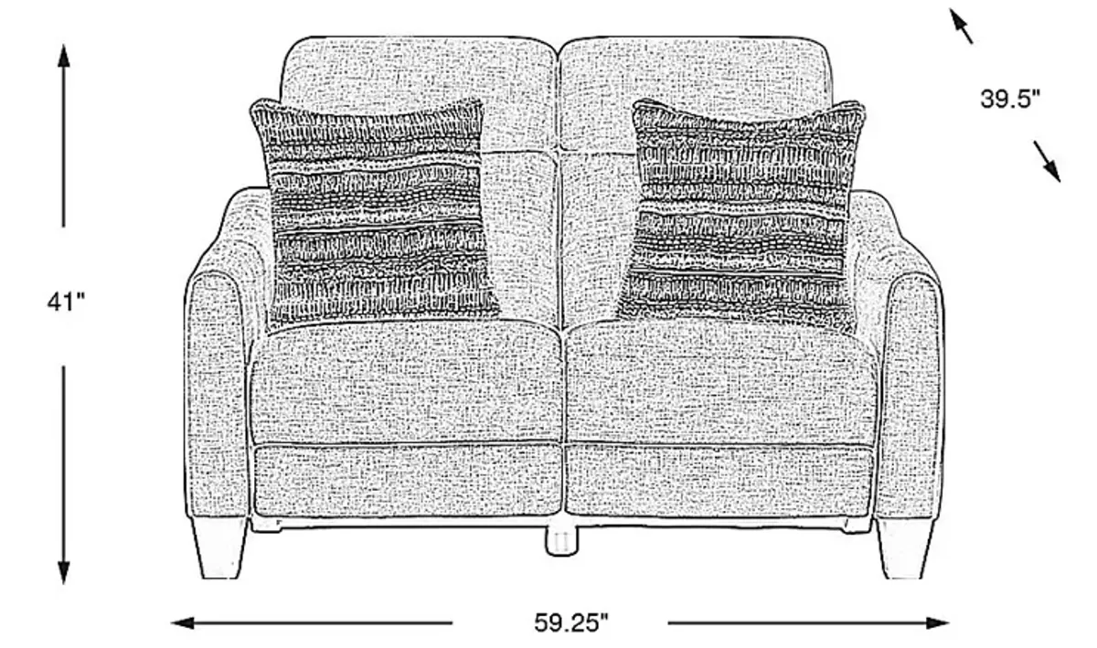 Stonecrest Camel Loveseat