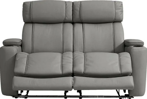 Haven Point Charcoal Reclining Loveseat