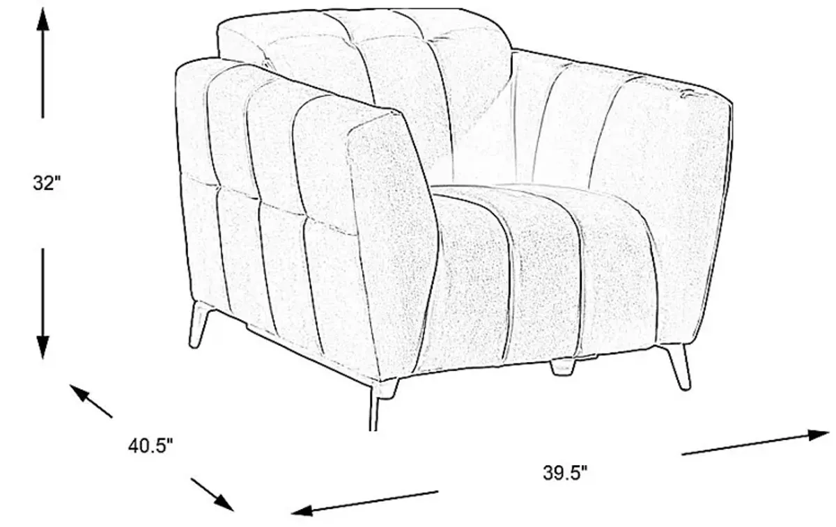 Belden Place Teal Dual Power Recliner