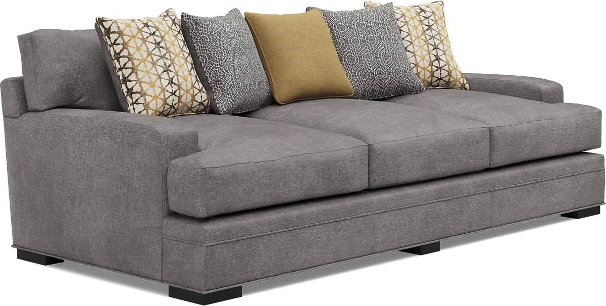 Palm Springs Silver 7 Pc Living Room