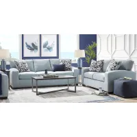 Finley Point Seafoam 2 Pc Living Room