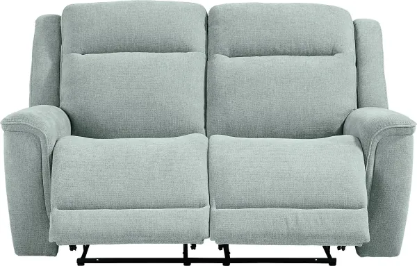 Meadow Park Seafoam Reclining Loveseat