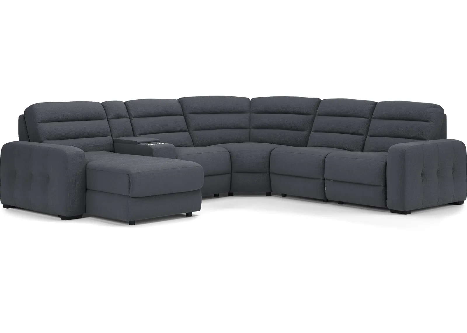 Runyon Canyon Navy 6 Pc Power Reclining Sectional