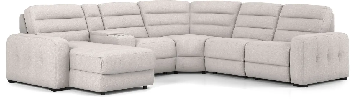 Runyon Canyon Platinum 6 Pc Power Reclining Sectional