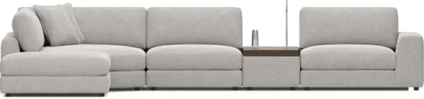 Gray 5 Pc ModularThree with Media Console