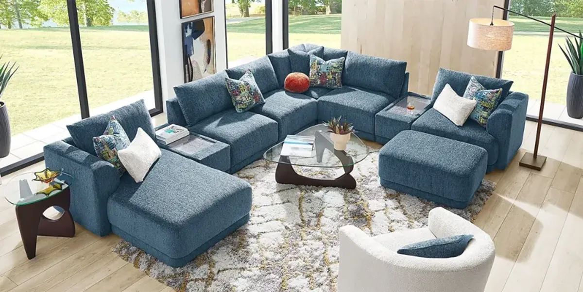 Navy 9 Pc ModularFour