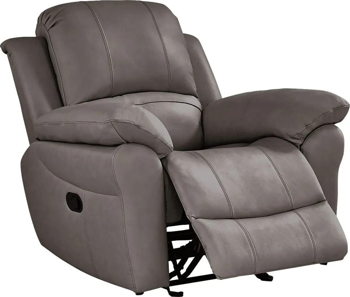 Vercelli Way Gray Leather 3 Pc Power Reclining Living Room