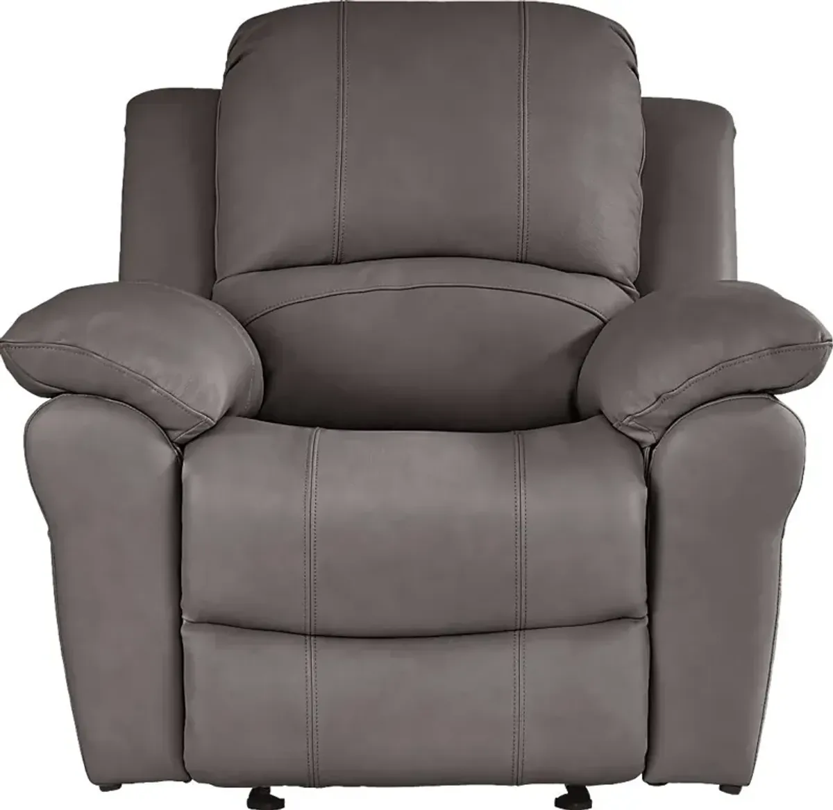 Vercelli Way Gray Leather 3 Pc Power Reclining Living Room