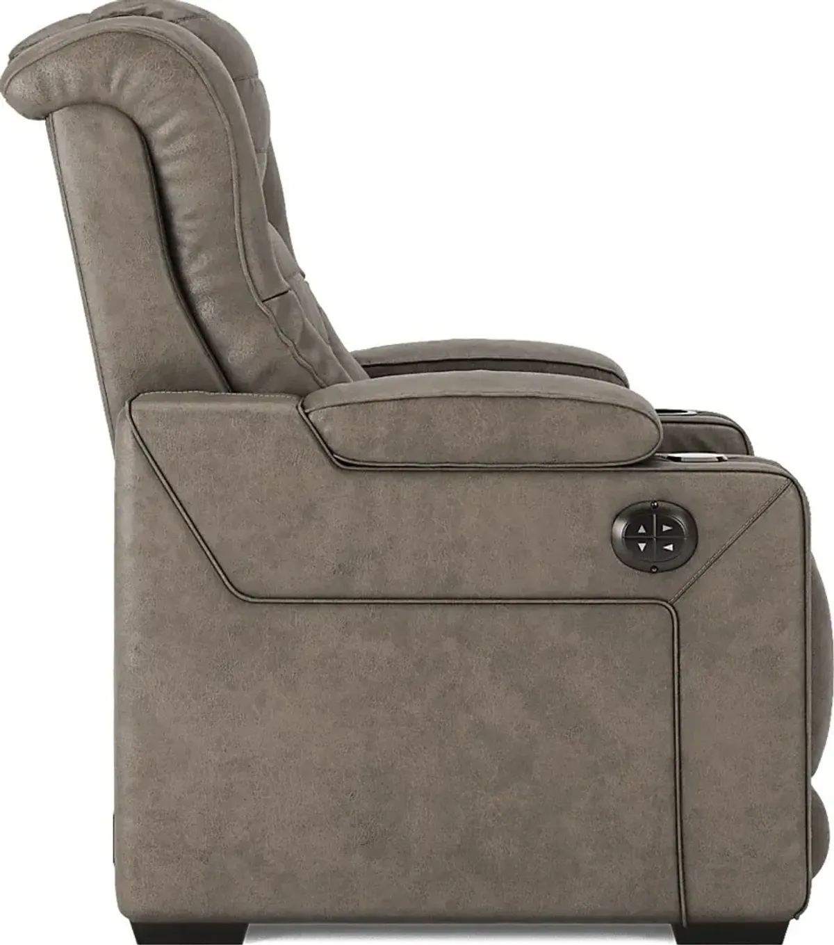 Chief Taupe Dual Power Recliner