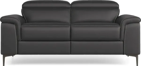 Weatherford Park Black Loveseat