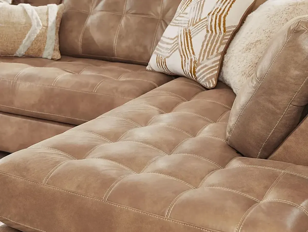 Bellinger Camel 5 Pc Sectional Living Room