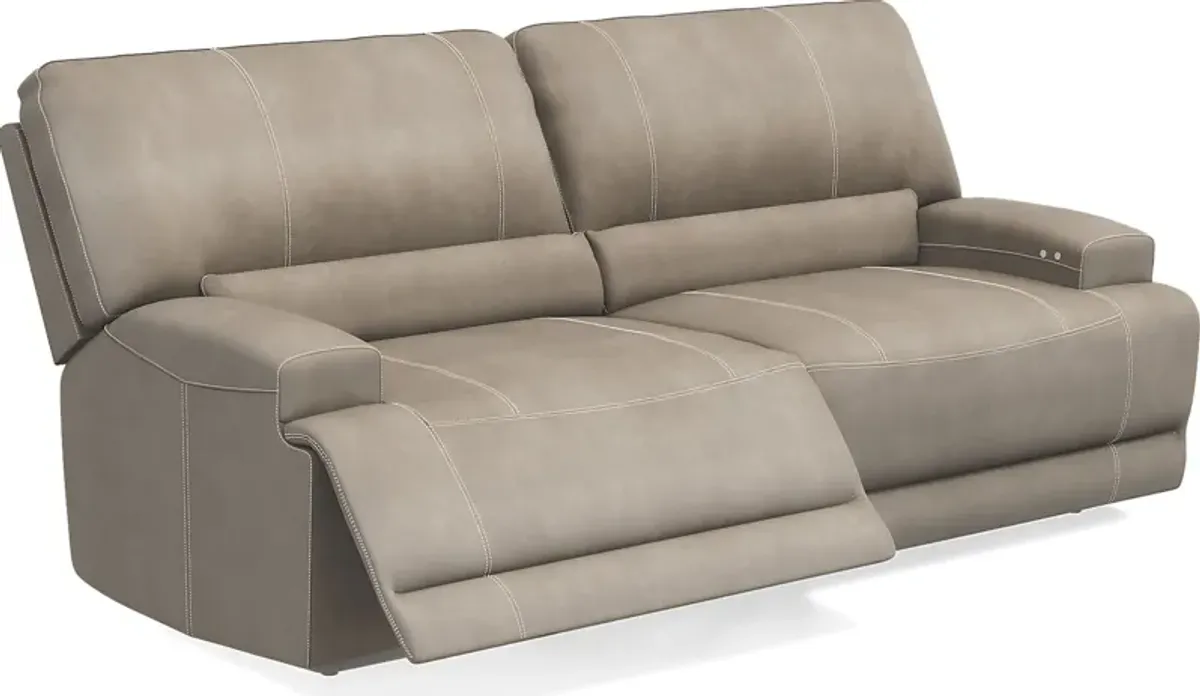 Warrendale Beige 5 Pc Power Reclining Living Room