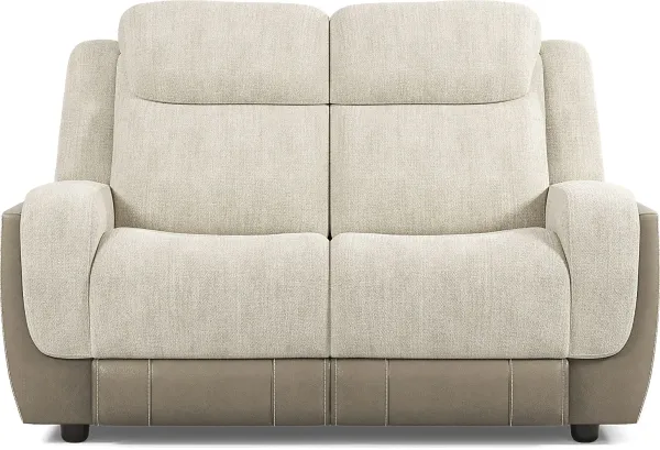 State Street Beige Loveseat