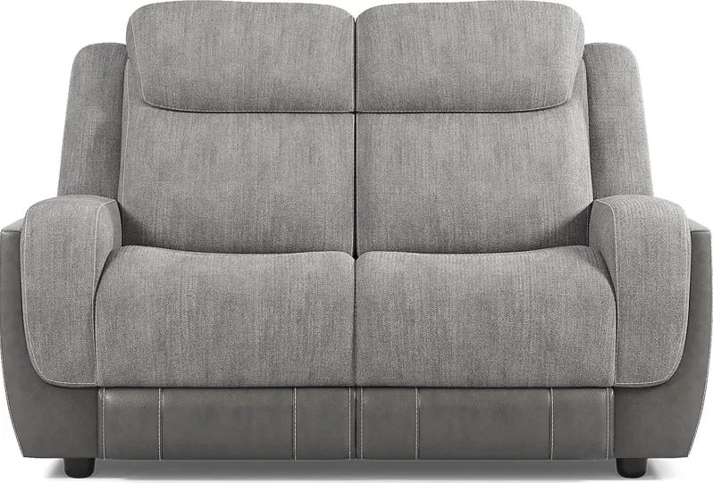 State Street Gray Loveseat