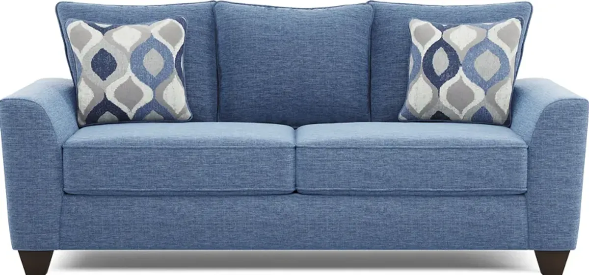 Dennin Heights Blue 2 Pc Living Room