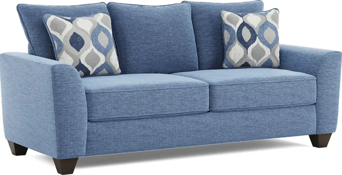 Dennin Heights Blue 2 Pc Living Room