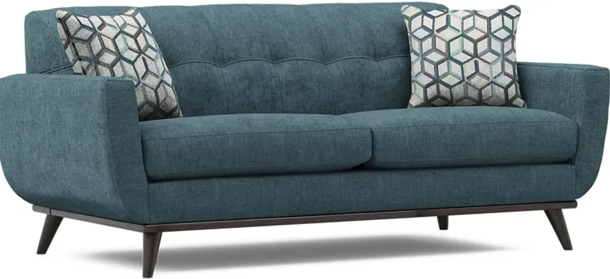 East Side Teal 2 Pc Living Room