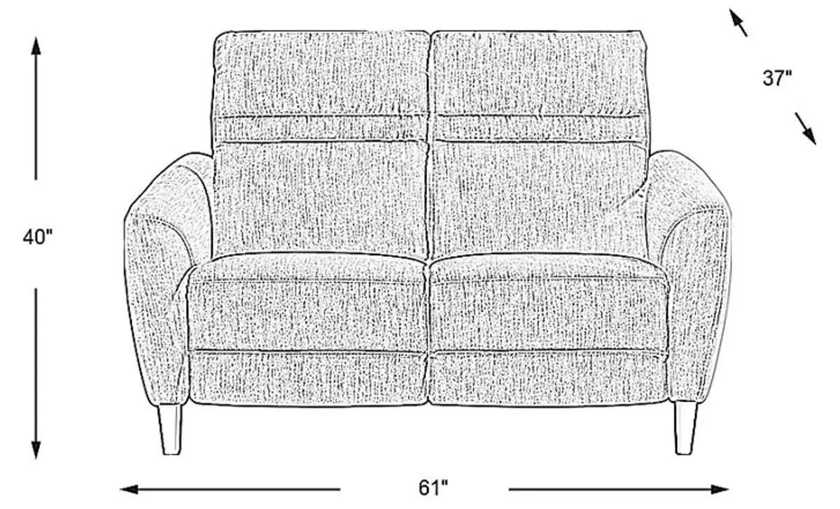 Corby Lane Ocean Loveseat